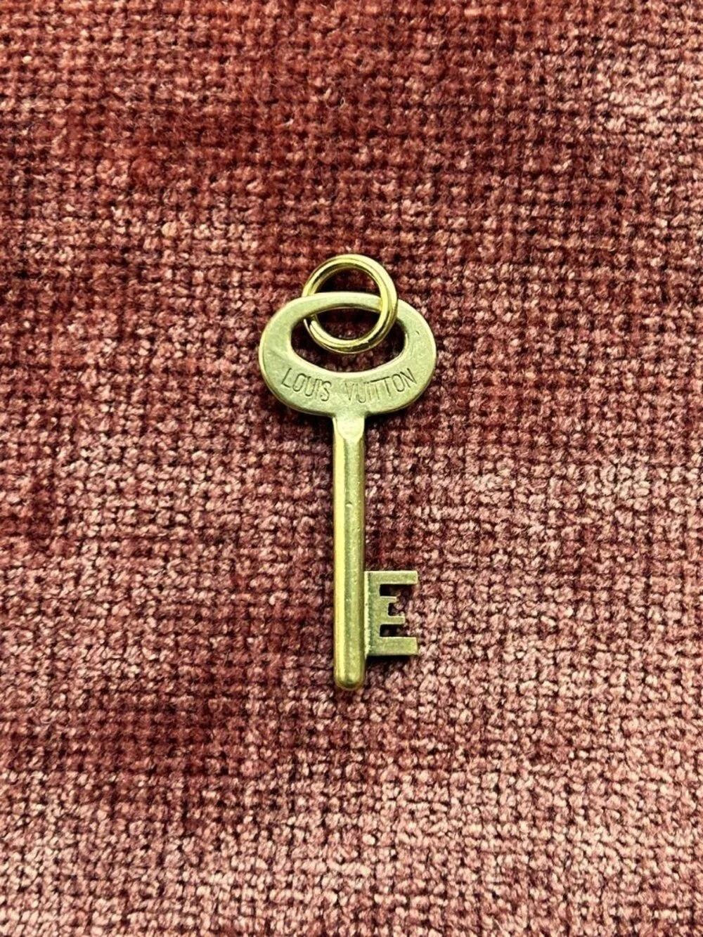 LOUIS VUITTON Vintage Steamer Trunk Skeleton Luggage Key # 1052409